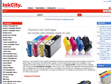 Tablet Screenshot of inkcity.ca